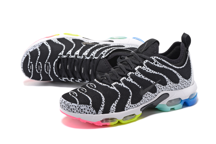 Men Nike Air Max Plus TN Black Grey - Click Image to Close